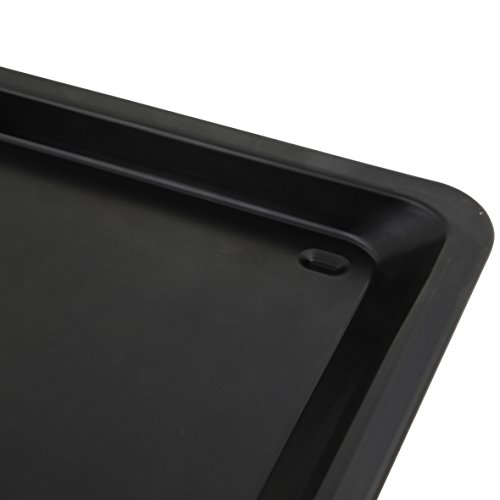 Axentia Universal Backblech zum Ausziehen, schwarze Kuchenform, 33 bis 52 cm, ideal in jedem Backofen, ob für Pizza oder für kreative Blechkuchen, antihaftbeschichtetes Kuchenblech mit etxtra hohem Rand 2,5 cm, hitzebeständig bis 250°C - 6