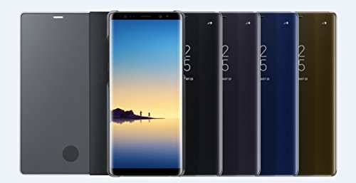 Samsung Note 8 Clear View Standing Cover - Funda Galaxy Note 8  Color Negro- Version espa  ola