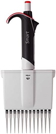 Triple Red SMA12-300 Smart Variable 12 multi Channel Pipette, Volume range 30-300 µL