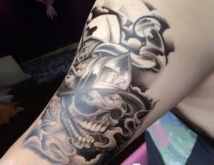 Body Art Temporary Removable Tattoo Stickers Skull #11 Sticker Tattoo - FashionLife