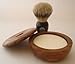 Progress Vulfix 660S Black Super Badger shaving brush & shaving bowl