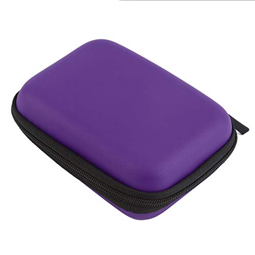 Preisvergleich Produktbild Peepheaven Kopfhörer Tasche Kopfhörer Ohrhörer Carry Aufbewahrungstasche Ladegerät Hard Holder Case -Purple