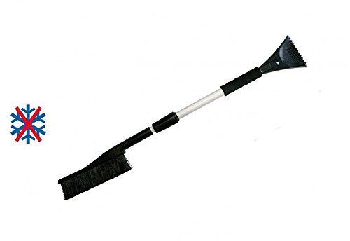 Preisvergleich Produktbild Eiskratzer mit Teleskopstiel 80-105 cm mit Besen