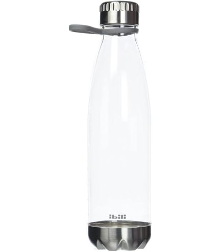 Bottiglia quadrata con tappo a vite - soluzione pratica per i liquidi 500 ml 182 mm