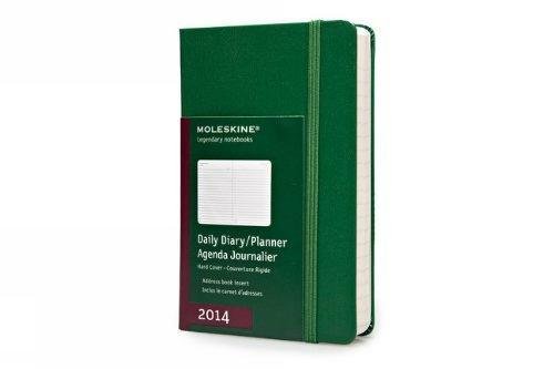 Moleskine 2014 Planner 12 Month Daily Oxide Green Pocket