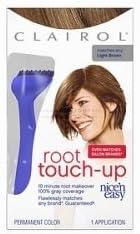 THREE PACKS of Clairol Nice n Easy Root Touch Up Light Brown 6