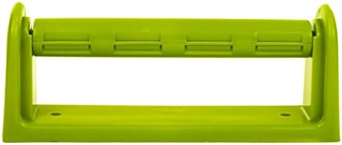 Whitefurze PLASTIC WALL MOUNTED KITCHEN PAPER ROLL TOWEL HOLDER STAND RACK DISPENSER (Lime Green)