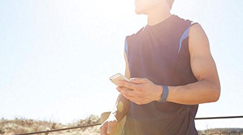 Fitbit Charge HR - Pulsera de actividad y ritmo card  aco  color negro  talla L