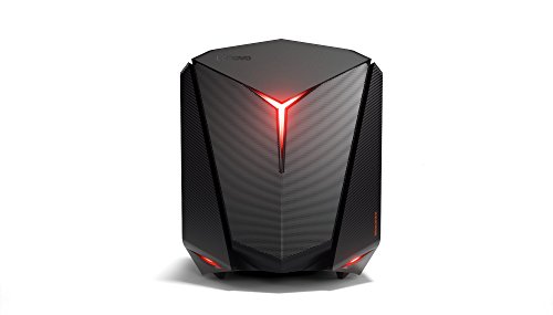 Lenovo ideacentre Y710 Cube Desktop PC (Intel Core i7-6700 Quad-Core, 16GB RAM, 1TB HDD, 256 GB SSD, Nvidia GeForce GTX1080, Windows 10 Home) schwarz