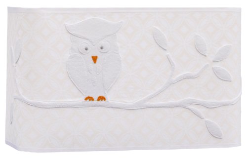 Taftan Owl Rectangular Wall/ Shelf Lampshade (White)