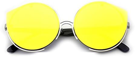 Cat Eye Sunglasses Ms. Trendy Sunglasses Outdoor UV Sunglasses,Yellow