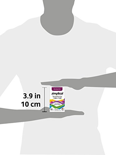 Simplicol Textilfarbe expert Für kreatives, einfaches Färben – 1736 – „Brombeer-Rot“ – Neu! – 2er-Pack - 2