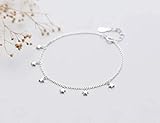 Thumby S925 Silber Armband Damenmode Little Star Armband Temperament Einfache Kurze Armband, S925 Silberarmband, Einheitsgröße