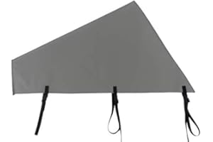 BAGS AND COVERS DIRECT LIMITED Large Caravan Tow Hitch Cover Heavy Duty UV Stabilised With Straps (Grey)