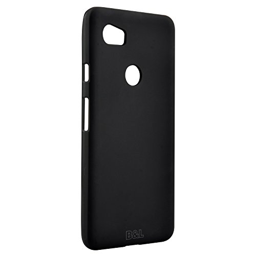B&L smartphone accessories Funda Google Pixel 2 XL (5,5"), B&L Silicona TPU Negro Mate Delgada 1,0mm Ultra Resistente Protección Lente de Cámara