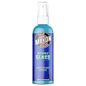 Mayon Invisible Glass Cleaner, Car Window Cleaner | Car Wash All-Natural Streak Free Formula for Car Cleaning | Safe On Tinted & Non-Tinted Glass | Wont Strip Car Wax or Paint Protection, (100ml)