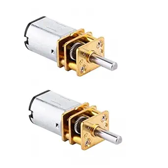 SONICROBO CART N20 MOTOR 3.7V-6V 100 Rpm Micro Metal Gear motor for RC Car Robot Toys DIY (2 pcs)-metal gearbox-ideal for making robots