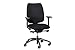 Produktbild Löffler Bürodrehstuhl Schreibtisch Bürostuhl Modell"FIGO 20" 4D-Armlehnen In Schwarz Geprüft Und Gebraucht, 96-114x67,5x58cm (Zertifiziert und Generalüberholt)