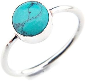 Ring 925 sterling silver turquoise 1 (No: MRI 78)