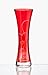 Produktbild Kristall Blumen Tisch Vase 19,5 cm, mit Gravur Herzen, rot, Bohemian Kristallglas, Crystalex
