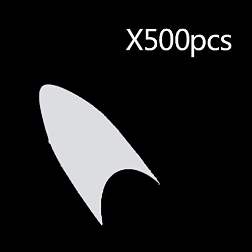 ELENXS Beauty Accessories 500pcs/pack Sharp Ending Stiletto Acrylic False Nail Tips Beige Art Beauty makeup cosmetic