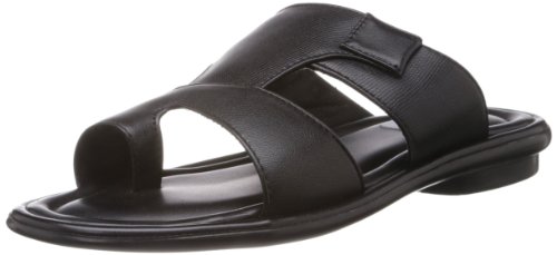 mochi black thong sandals