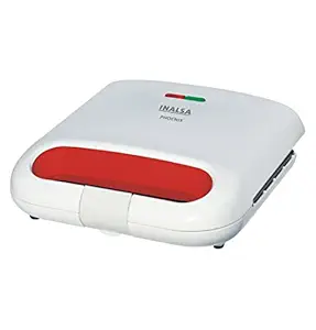 Inalsa Phoenix 750-Watt 2 Slice Sandwich Maker (White/Red)