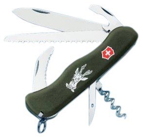 Victorinox Taschenwerkzeug Hunter OD feststellbar olivgrün 0.8873.4