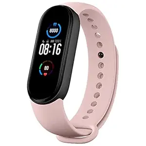 Tokdis Smart Band 2.38 ? Fitness Band, 1.1-inch Color Display, USB Charging, 3 Days Battery Life, Activity Tracker, Men?s and Women?s Health Tracking, Beige Strap