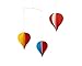 Produktbild Flensted Mobiles - Ballon/Heißluftballon - Mobile/Windspiel - 3 er - bunt