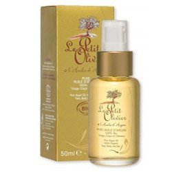 Le Petit Olivier Pure Argan Oil 100% Organic for Face, Body & Hair, 50ml