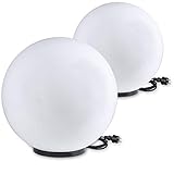 ROBUST & STILVOLL IN EINEM: Kratzfest, witterungsbeständig & garantiert farbecht - die Dekoleuchten werden aus transparentem, thermoplastischem Kunststoff gefertigt und sind daher besonders stabil