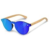 gafas polarizadas sin montura Únicas: Debido a las vetas de la madera, cada pieza es única. Además el estilo de vintage es un clásico que siempre está en tendencia.
