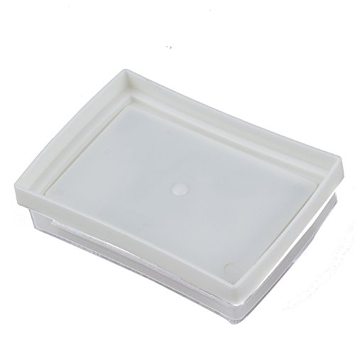 SODIAL R  Cojin de tinta almohadilla de tinta negra Sello de goma Artesania de huellas dactilares no toxico bebe seguro