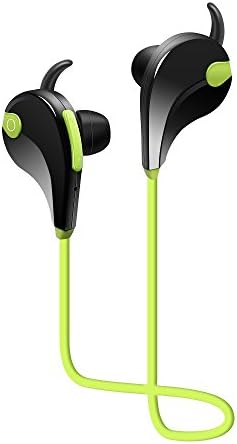 BLUETOOTH EARPHONES with Built-in Mic. Cyrstal Clear with Impressive Bass Amacam AM-EP01 For Sports Running or Personal Use. Very Comfortable to Wear. Noise Reduction. iPhones Android Phones Tablets.