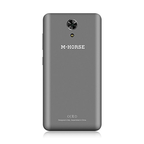M-Horse m-net power 1,smartphone ohne vertrag,Android 7.0, 5050mAh groÃŸe Batterie,5.0 Zoll FHD 720*1280,1 GB RAM+8 GB ROM,5MP+5MP kamera,MTK6580A 1.3 GHz,3g handy,Grau