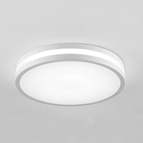 Preisvergleich Produktbild FXING Led Deckenleuchte Moderne, einfache Atmosphäre Wohnzimmer runden Lampen Schlafzimmer Studie personalisierte Kreative Lampe einfache und stilvolle 36W (Farbe: weiß)