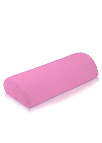 SEMILAC Soft Hand Rest Cushion Pillow Nail Art Design Care Salon Tool Manicure Wrist Rest Pink (Dark Pink)