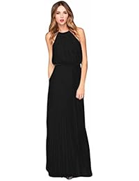 amazon vestito nero lungo