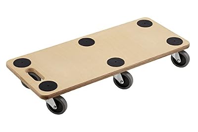 Meister 821420 Chariot à roulettes - Contreplaqué - roues en TPE - 680 x 290 mm - 300 kg