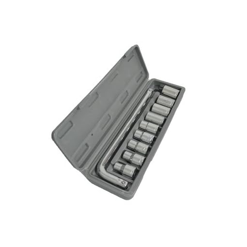Aiwa TM Plastic Socket Wrench Set (Grey, 10-Pieces)