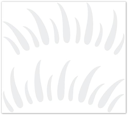 wallfactory - car decal - 2 practical Eyelashes (W1) in white