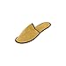 Travel Slippers with leather sheath split Size: G Color: NAVY