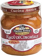 Cucina Antica - Ragù di Cinghiale - Box con 6 vasetti da 200 g ciascuno