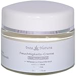 Hyaluron-Feuchtigkeits-Creme mit Aloe Vera - Anti-Falten-Creme mit Hyaluronsäure für Gesicht, Hals &amp; Dekolleté - 50 ml Anti-Aging Feuchtigkeitspflege für Ihre Haut - Naturkosmetik made in Germany