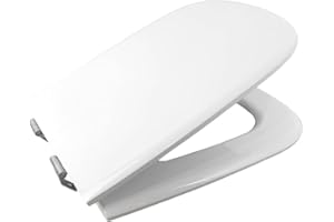 GENÉRICO Tapa WC Bellavista Arcadia Adaptable/en Resiwood/Acero Inox/Facil Instalación