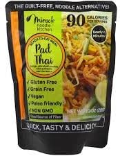Miracle Noodle Kitchen - Pad Thai 280g (Pack of 6) Konjac Shirataki Noodles with Authentic Pad Thai Sauce