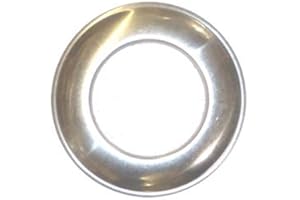 FIREFIX A120/R FAL Rosace, Largeur 4 cm, diamètre 120 mm – pour Tuyau de poêle de 0,6 mm – Argent