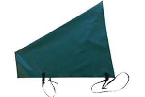 BAGS AND COVERS DIRECT LIMITED Caravan Tow Hitch Cover Heavy Duty UV Stabilised With Straps (Green)