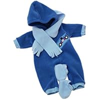 Handarbeit Puppenkleidung Boy Junge 43 cm passend für zb Baby Born Bekleidung Kleidung 20 Rennwagen